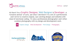 Desktop Screenshot of creative-animal.com